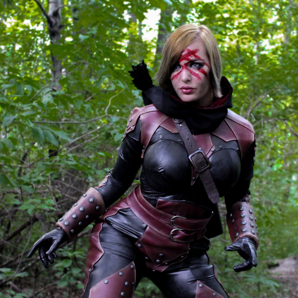 How to Weather Pleather for Cosplay by Lisa Lou Who CosplayFabrics