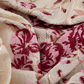 Floral Brocade, Ivory & Pink