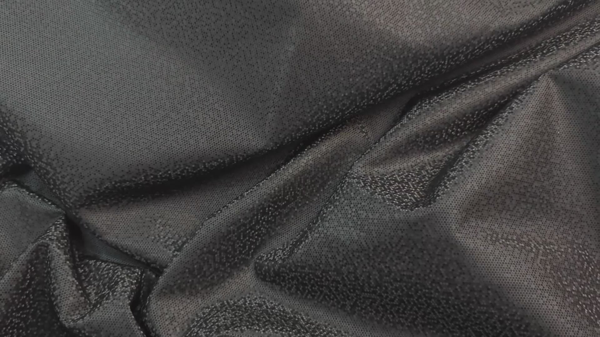4-Way Stretch Fabric, Pixel Pattern, Black