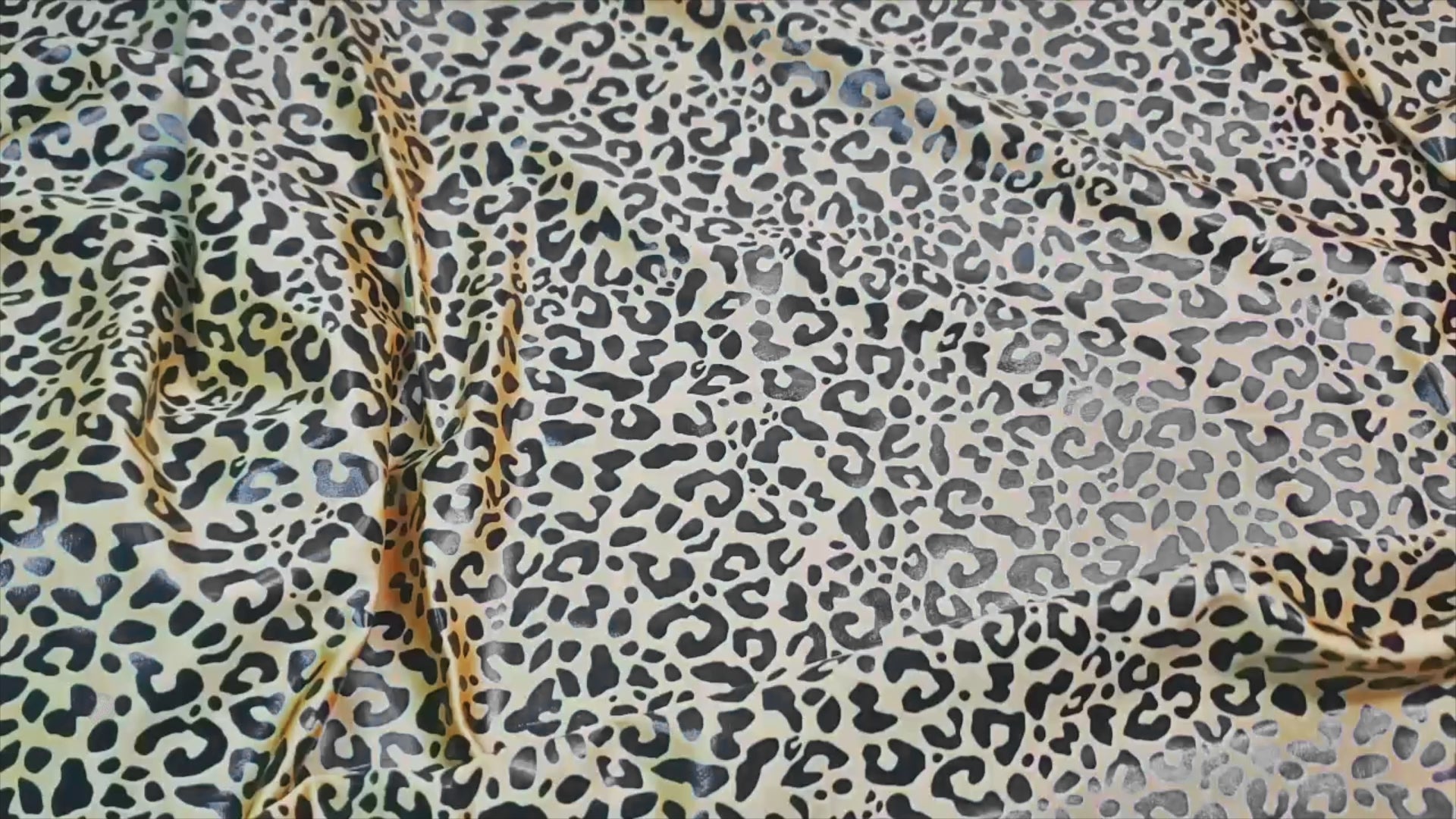 Stretch Fabric, Metallic Cheetah
