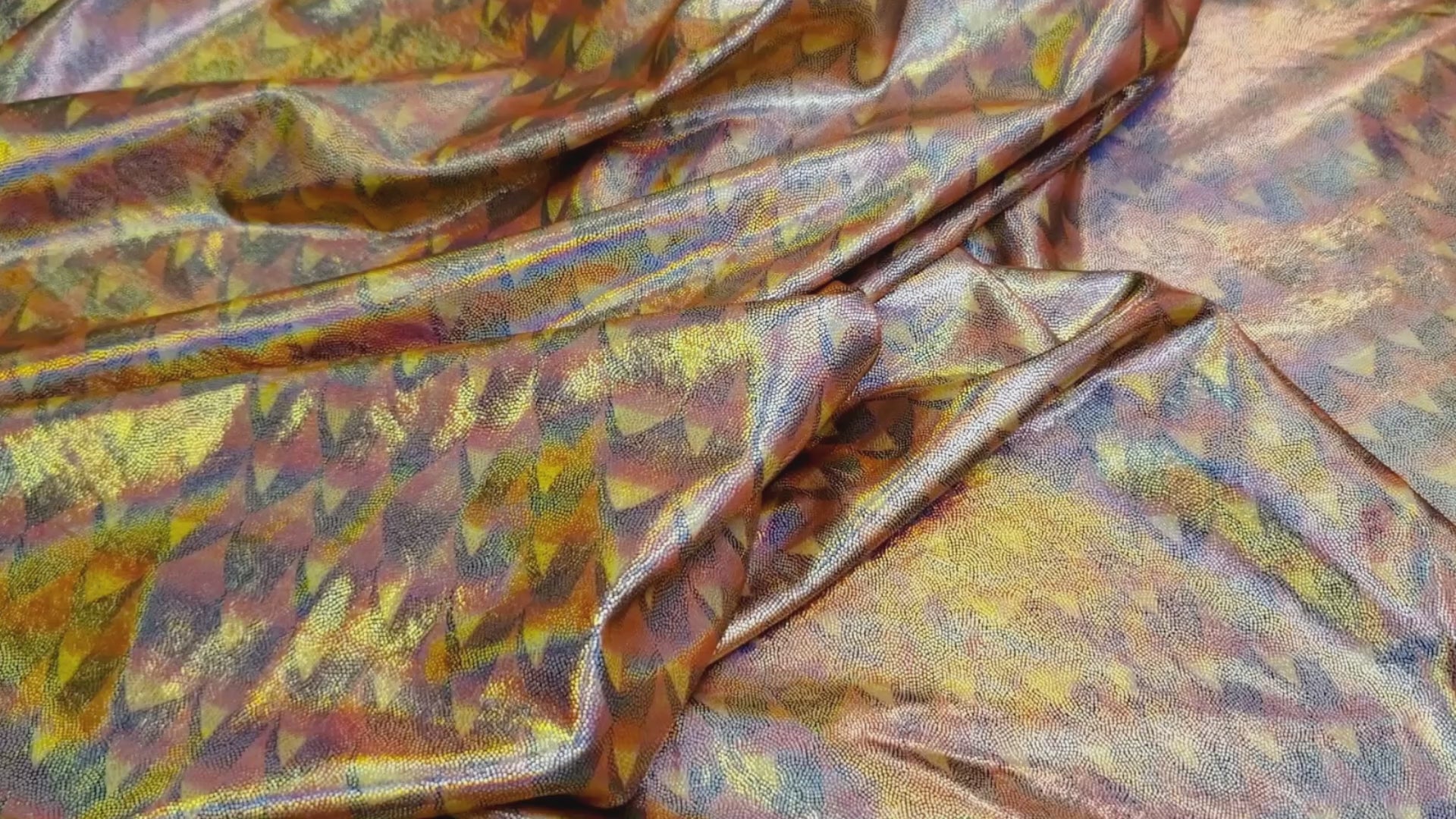 Stretch Fabric, Dragon Scale, Orange