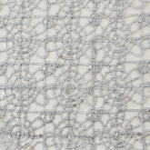 Metallic Netting, Silver with Sequins