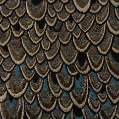 Scaled Brocade, Gold & Teal