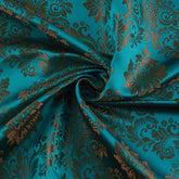 Regal Brocade, Turquoise