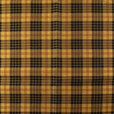Woven Fabric, Yellow & Black Plaid