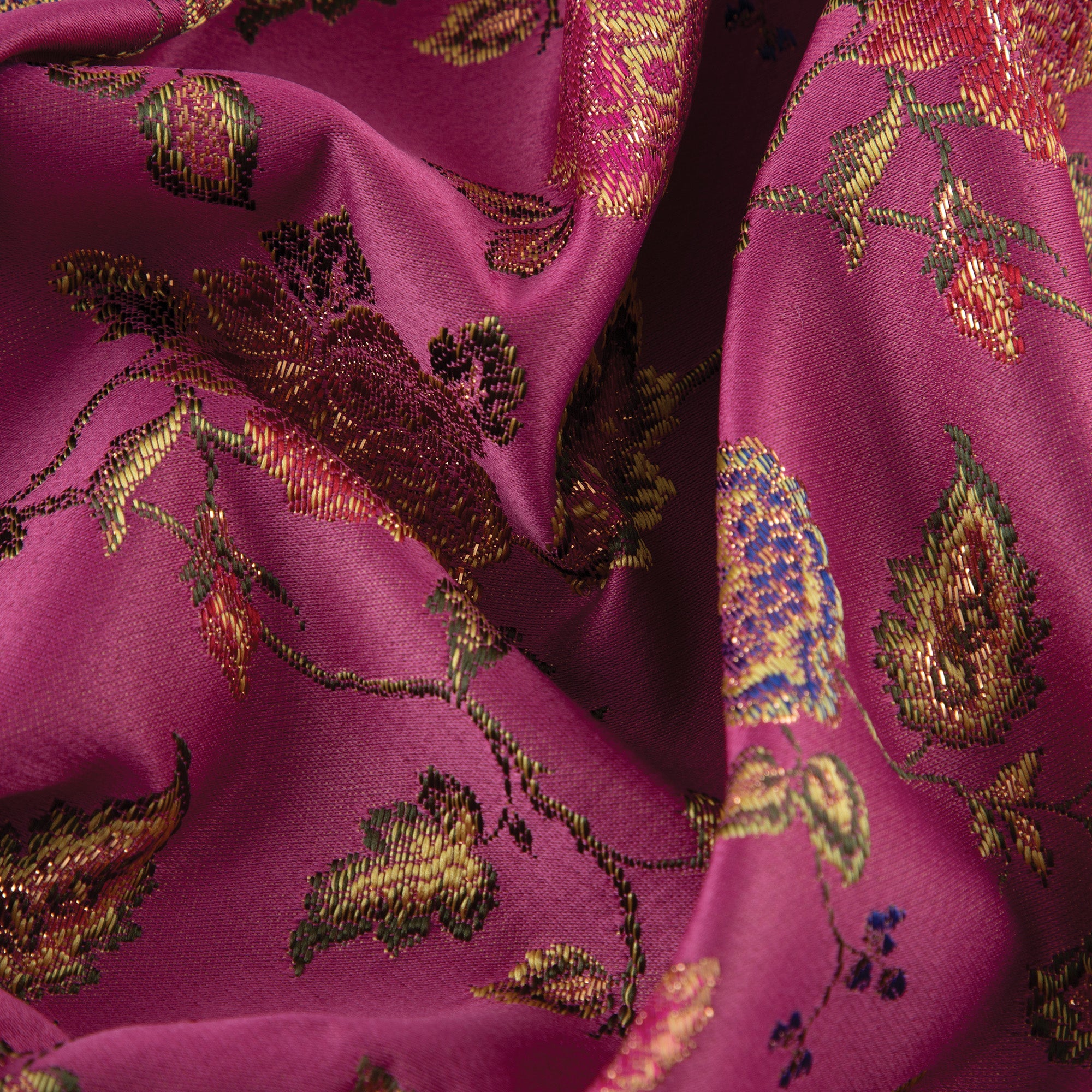 4 Seasons French Brocade Fabric, Floral, Light Pink
