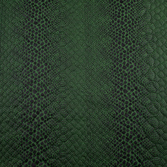 Quilted Fabric, Reptile Print, Green