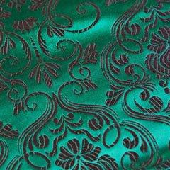 Brocade Royal, Emerald Black