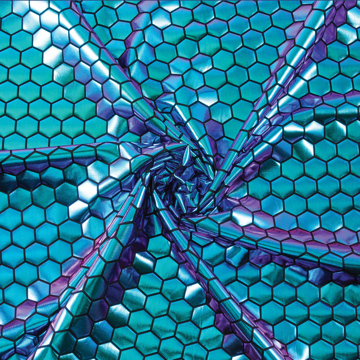 4 Way Hex, Oil Slick