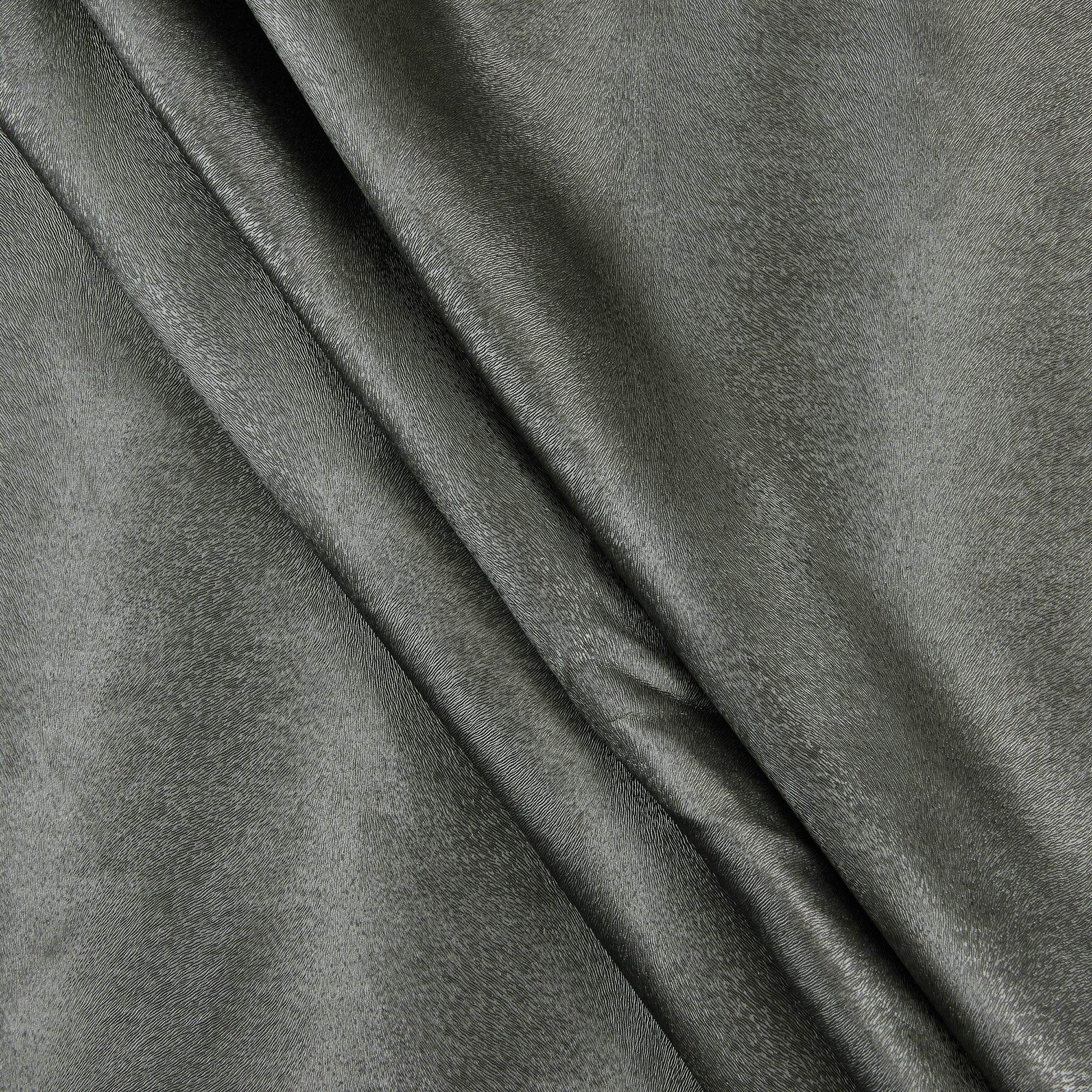Textured Fur Fabric, Metallic Silver