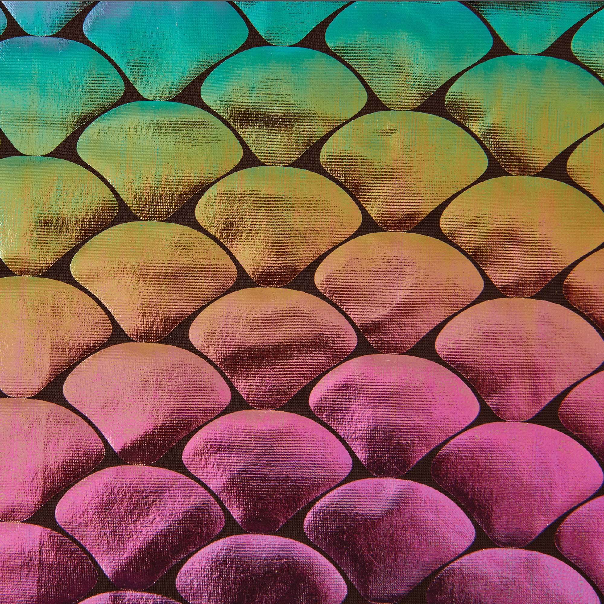 Stretch Fabric, Holographic Scales, Ombre