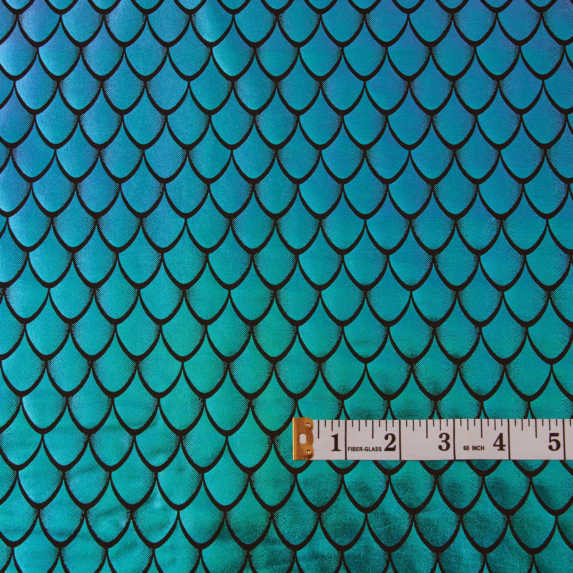 Stretch Fabric, Holographic Dragon Scales, Oil Slick
