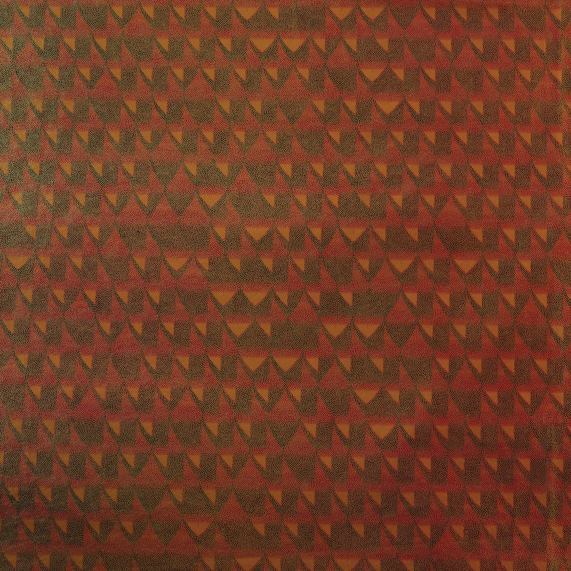Stretch Fabric, Dragon Scale, Orange