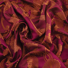 Renaissance Brocade, Metallic Red & Gold