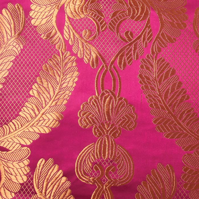 Renaissance Brocade, Metallic Red & Gold