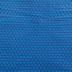 4-Way Stretch Fabric, Raised Honeycomb Print, Royal Blue