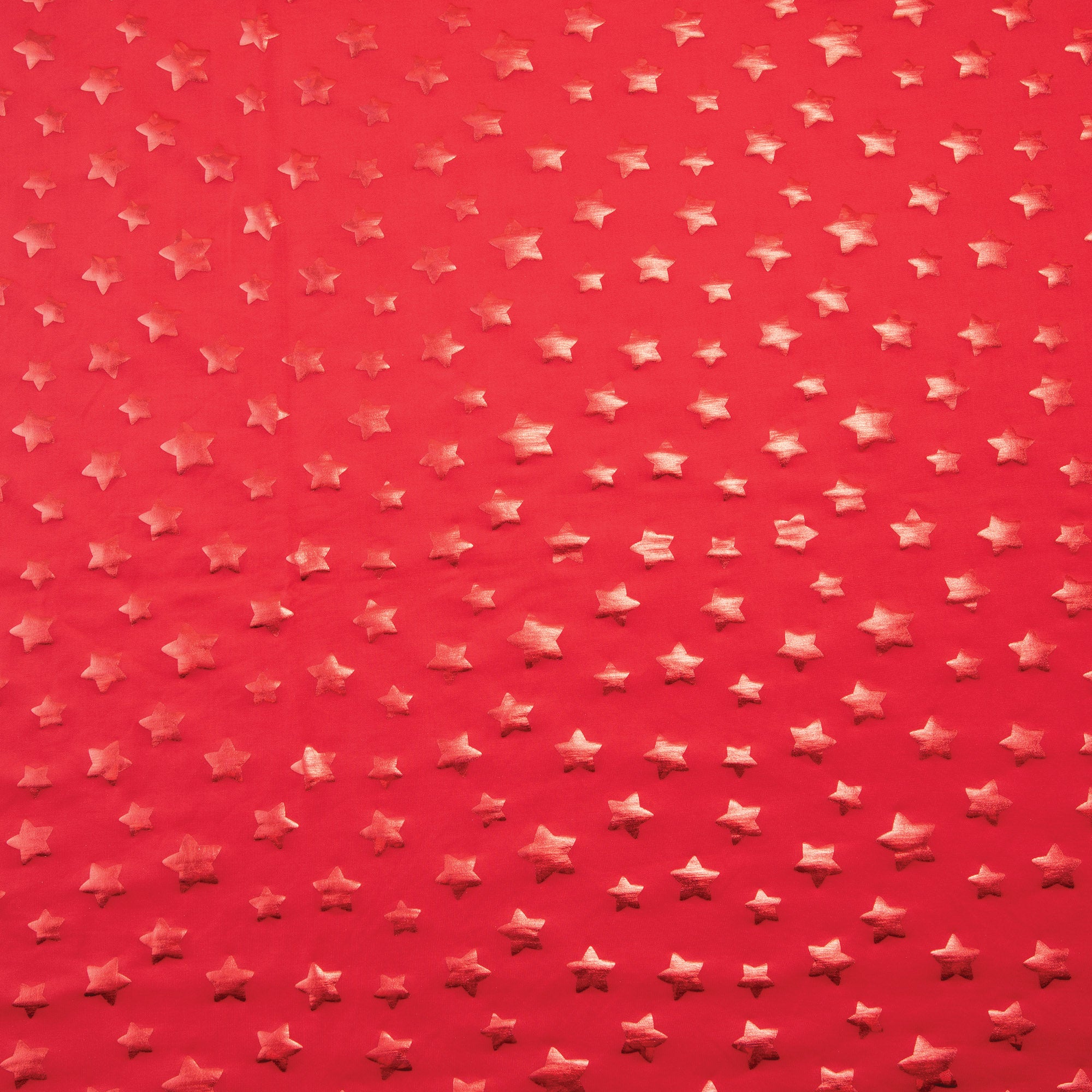 Stretch Fabric, Red Star Pattern, Red