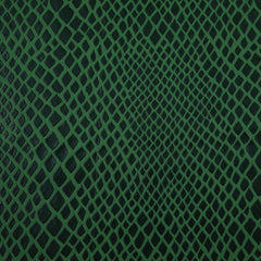 Stretch Fabric, Rubber Python Texture, Green