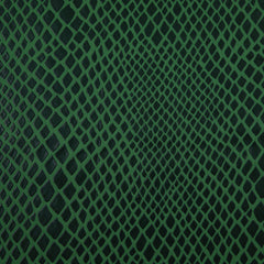 Stretch Fabric, Rubber Python Texture, Green