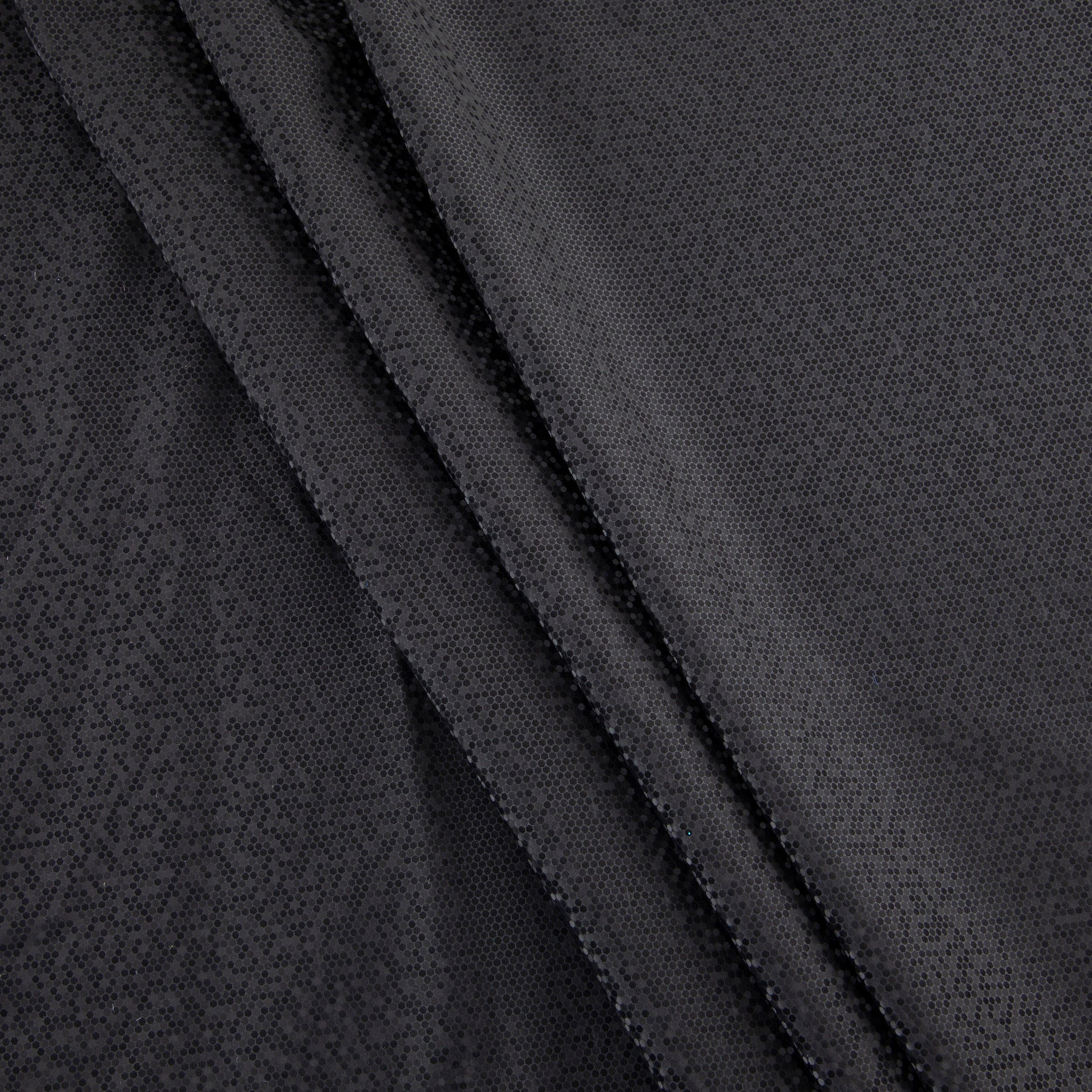 4-Way Stretch Fabric, Pixel Pattern, Black
