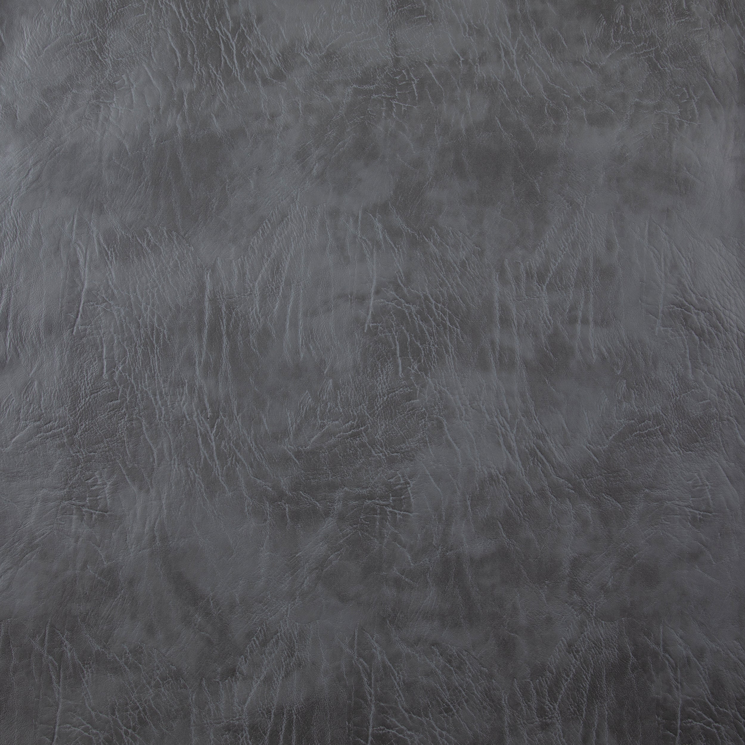 Distressed Pleather Fabric, Gray