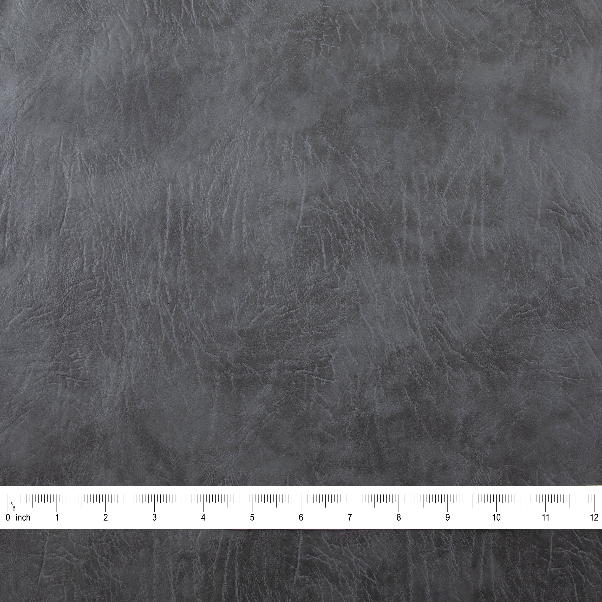 Distressed Pleather Fabric, Gray