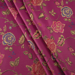 4 Seasons French Brocade Fabric, Floral, Light Pink